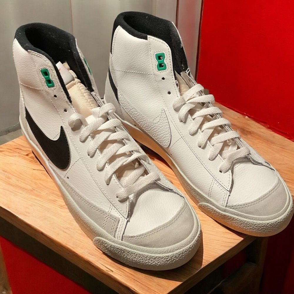 Nike White and Black Athletic Shoes